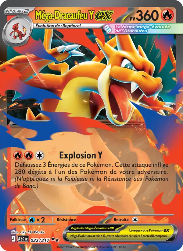 022/217 - Méga-Dracaufeu Y EX