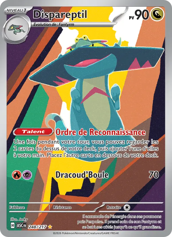 Dispareptil — Carte Pokémon 248 Héros Transcendants