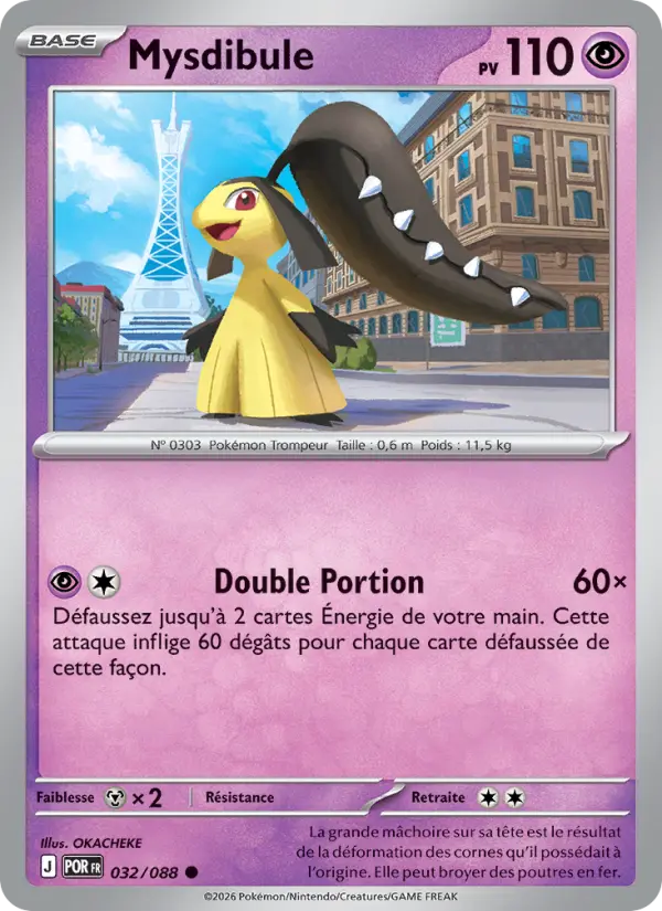 032/088 - Mysdibule — Carte Pokémon ME03 PlayShop