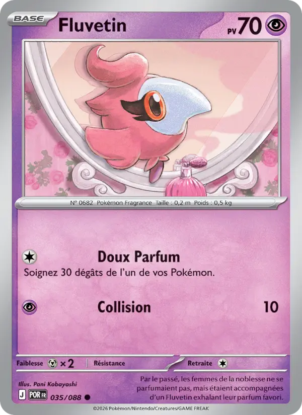 035/088 - Fluvetin — Carte Pokémon ME03 PlayShop