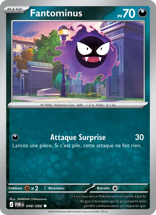 048/088 - Fantominus — Carte Pokémon ME03 PlayShop