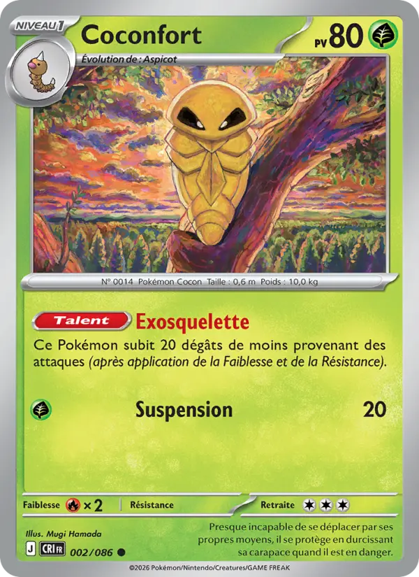 Coconfort — Carte Pokémon 002 Chaos Ascendant