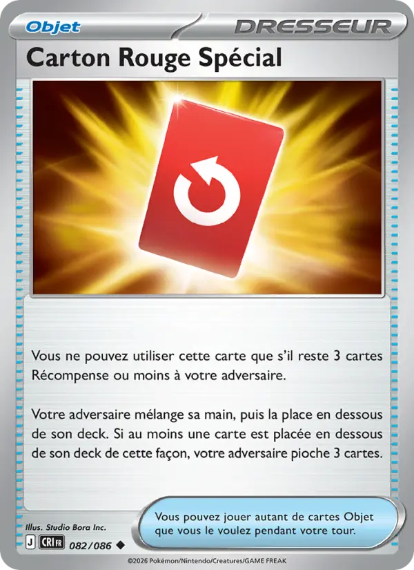 082/086 - Carton Rouge Spécial