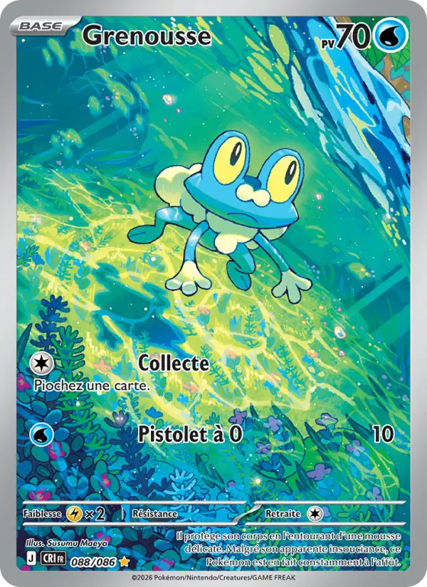 Grenousse — Carte Pokémon 088 Chaos Ascendant
