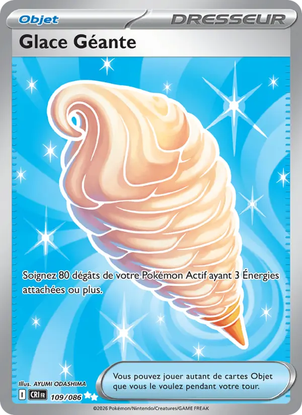 Glace Géante — Carte Pokémon 109 Chaos Ascendant