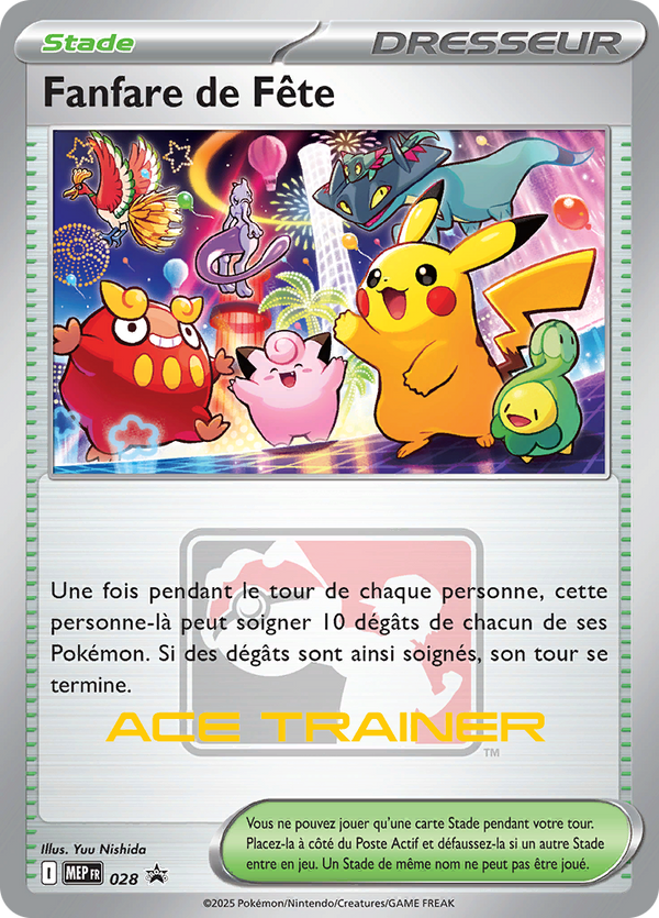 Fanfare de Fête 028 - Promos Méga-Évolution - Carte Pokémon