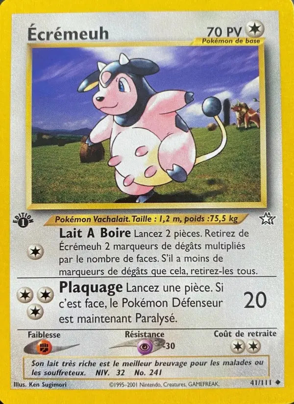 Écrémeuh — Carte Pokémon 41 Neo Genesis