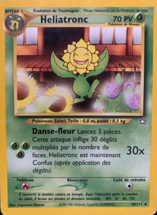 Heliatronc — Carte Pokémon 50 Neo Genesis
