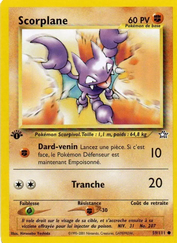 Scorplane — Carte Pokémon 59 Neo Genesis