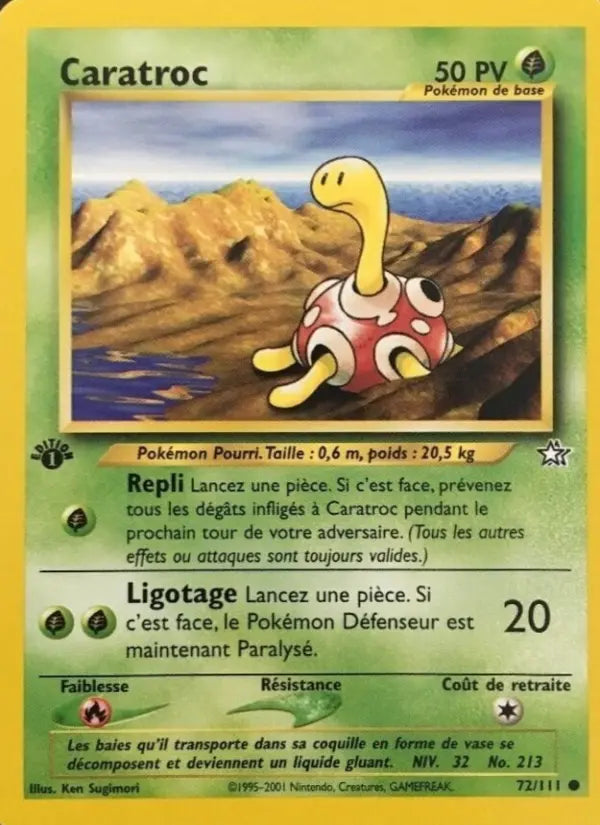 Caratroc — Carte Pokémon 72 Neo Genesis