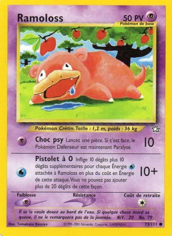Ramoloss — Carte Pokémon 73 Neo Genesis