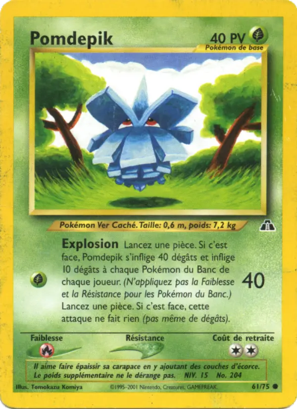 Pomdepik — Carte Pokémon 61 Neo Discovery