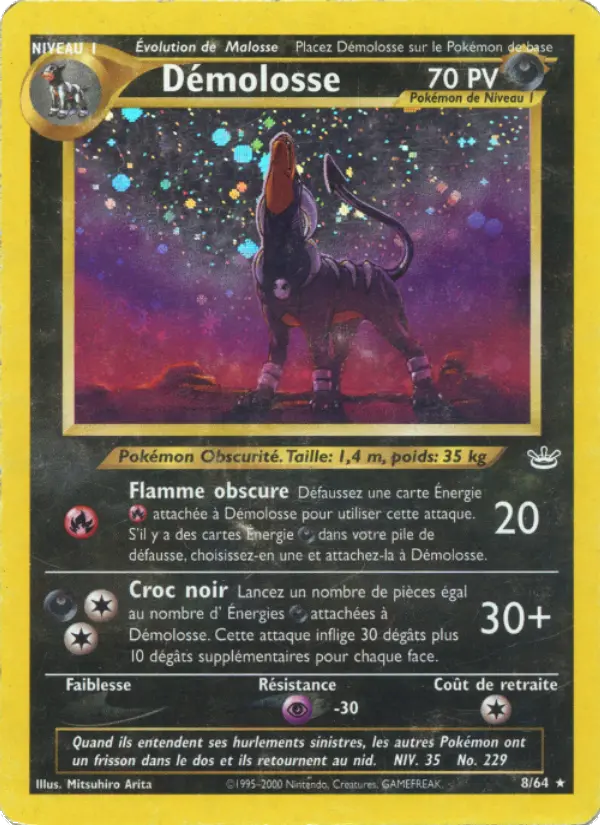 Démolosse — Carte Pokémon 8 Neo Revelation