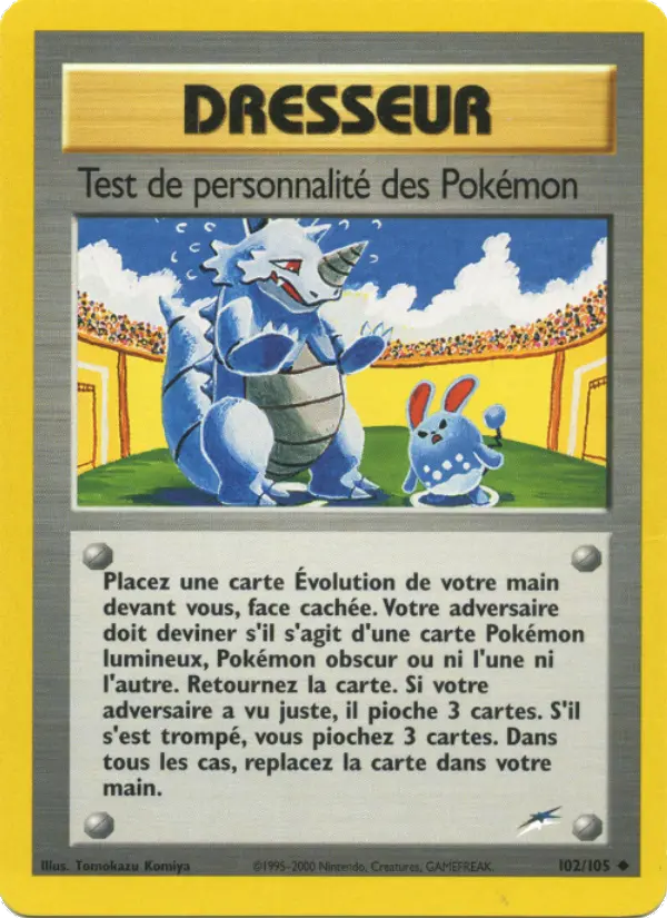 102/105 - Test de personnalité des Pokémon