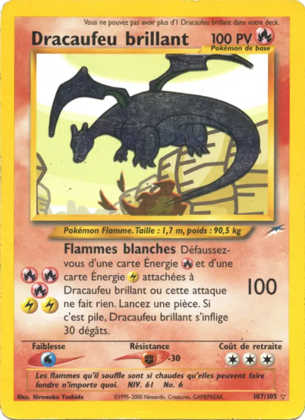 Dracaufeu brillant — Carte Pokémon 107 Neo Destiny