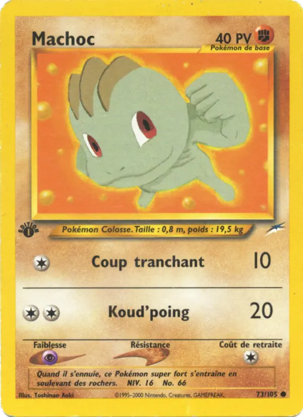 Machoc — Carte Pokémon 73 Neo Destiny