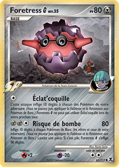 Forretress  Niv. 35 G pl2 Tempête