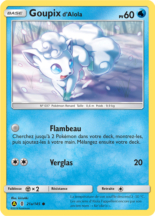 Goupix d'Alola — Carte Pokémon 025 Promos Alternative