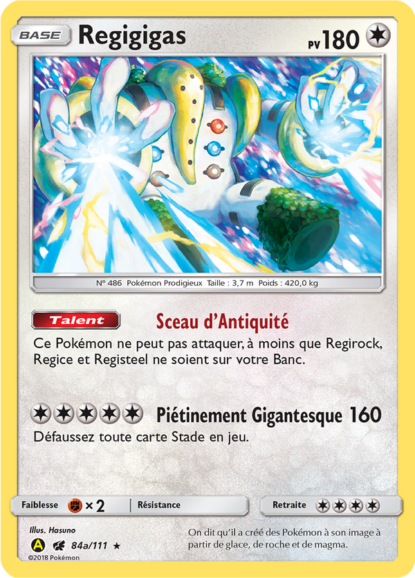 Regigigas — Carte Pokémon 047 Promos Alternative