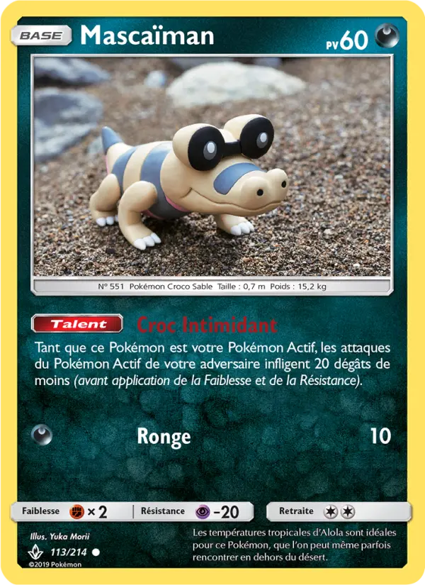 Mascaïman — Carte Pokémon 113 Alliance Infaillible
