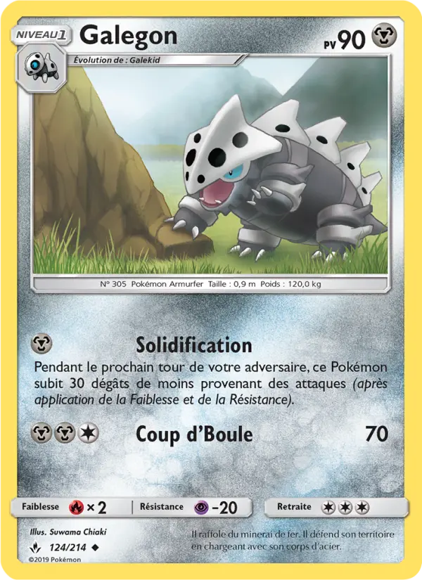 Galegon — Carte Pokémon 124 Alliance Infaillible