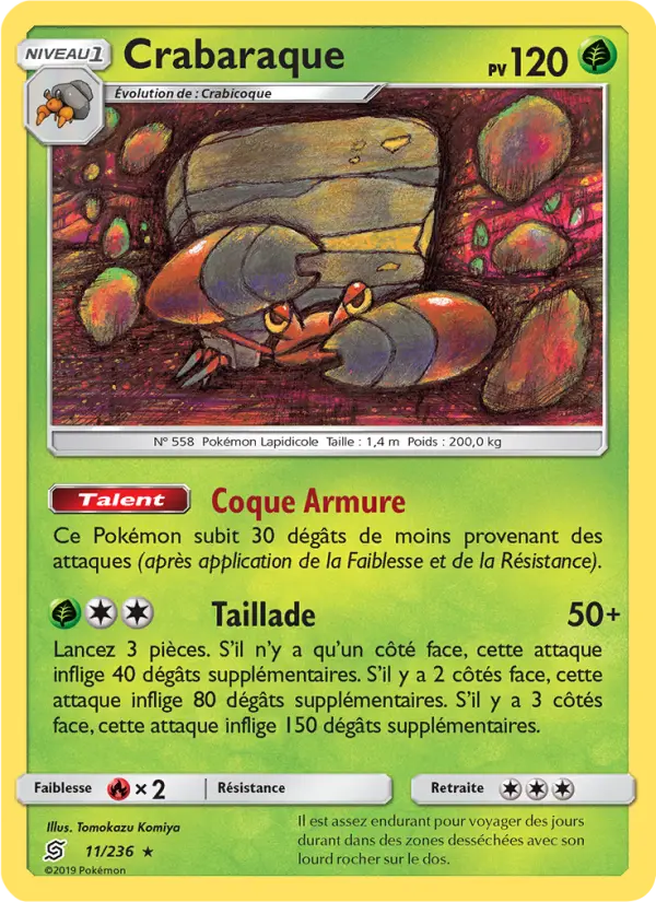 Crabaraque — Carte Pokémon 11 Harmonie des Esprits
