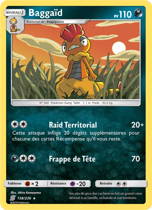 Baggaïd — Carte Pokémon 138 Harmonie des Esprits
