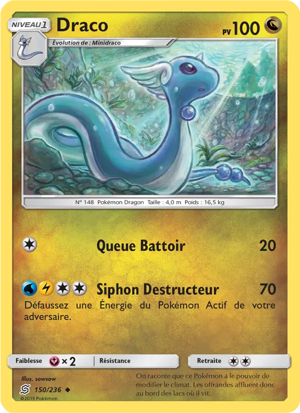 Draco — Carte Pokémon 150 Harmonie des Esprits