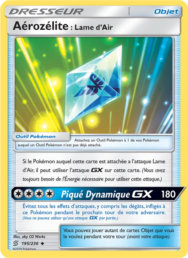 Aérozélite : Lame d’Air — Carte Pokémon 195 Harmonie des Esprits