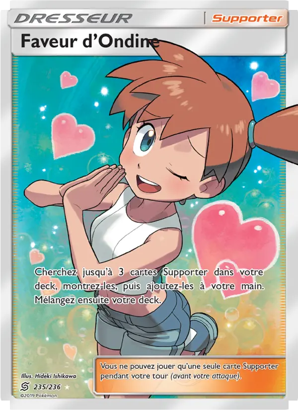 Faveur d’Ondine — Carte Pokémon 235 Harmonie des Esprits