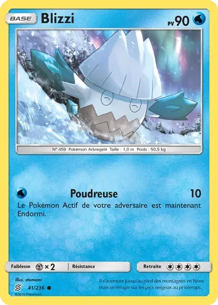 Carte Pokémon Blizzi sm11
