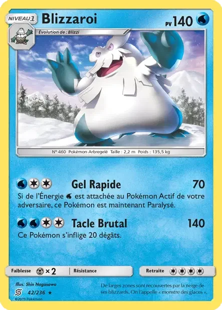 Carte Pokémon Blizzaroi sm11