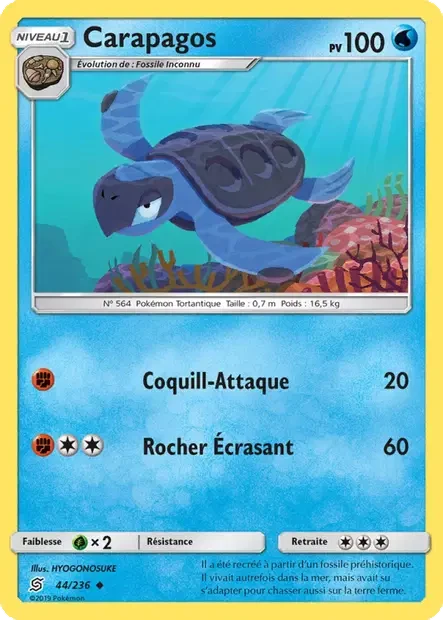 Carte Pokémon Carapagos sm11