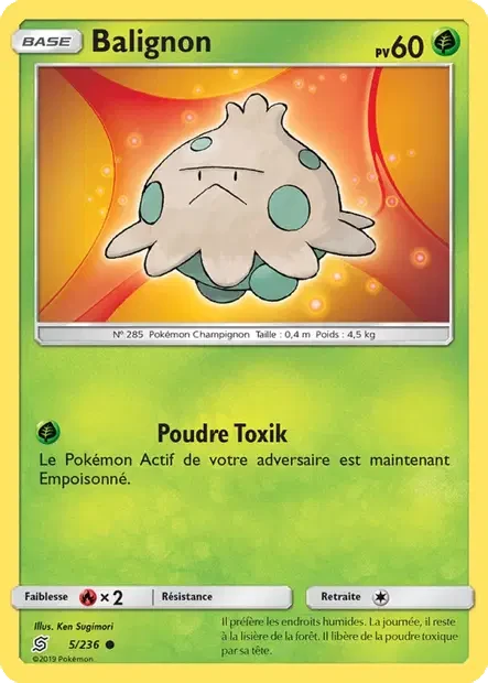 Carte Pokémon Balignon sm11