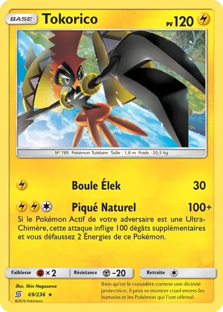 Carte Pokémon Tokorico sm11
