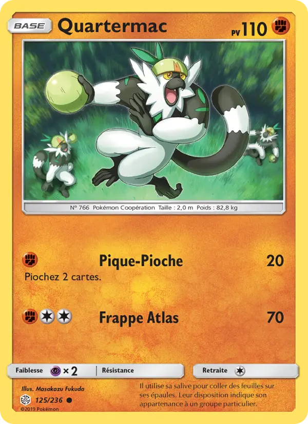 Quartermac — Carte Pokémon 125 Éclipse Cosmique