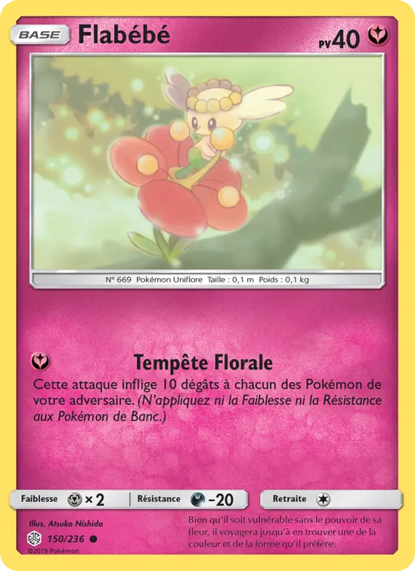 Flabébé — Carte Pokémon 150 Éclipse Cosmique