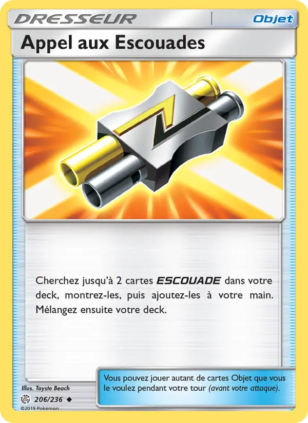 Appel aux Escouades — Carte Pokémon 206 Éclipse Cosmique