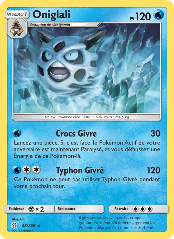 Oniglali — Carte Pokémon 48 Éclipse Cosmique