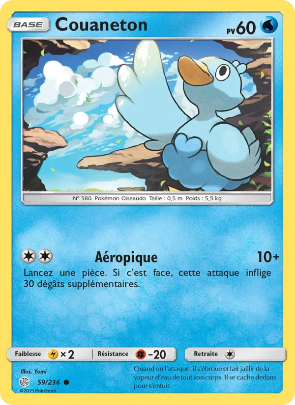 Couaneton — Carte Pokémon 59 Éclipse Cosmique