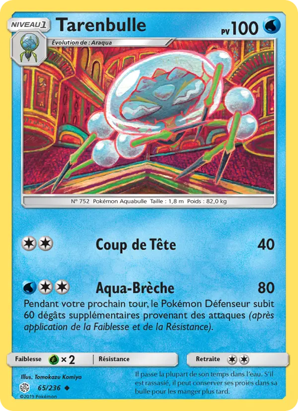 Tarenbulle — Carte Pokémon 65 Éclipse Cosmique