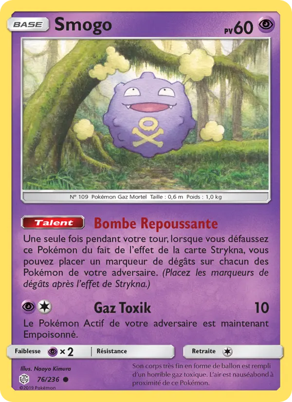 Smogo — Carte Pokémon 76 Éclipse Cosmique