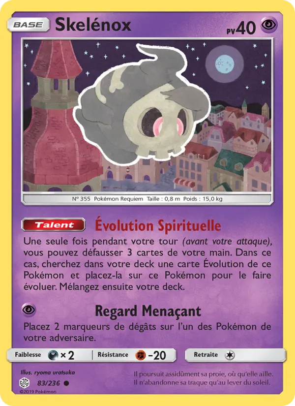 Skelénox — Carte Pokémon 83 Éclipse Cosmique