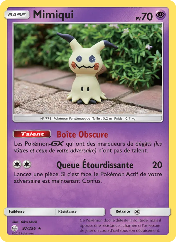 Mimiqui — Carte Pokémon 97 Éclipse Cosmique