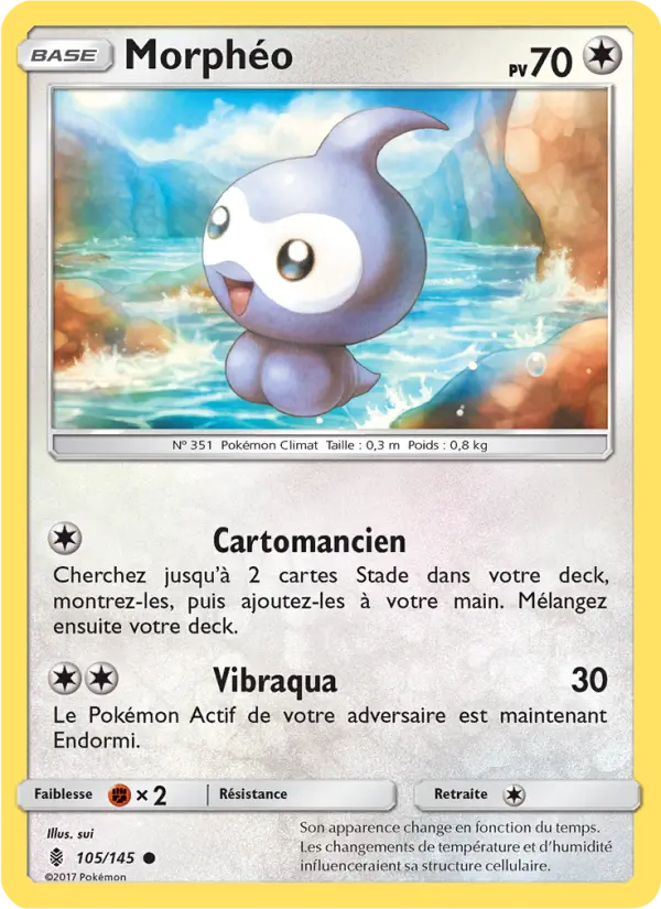 Morphéo — Carte Pokémon 105 Gardiens Ascendants