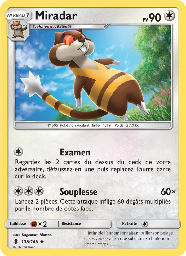 Miradar — Carte Pokémon 108 Gardiens Ascendants