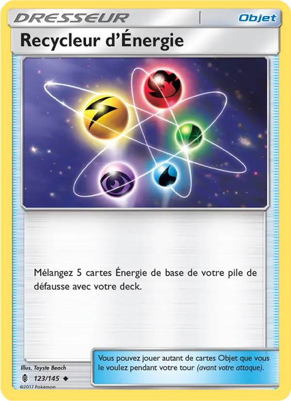 Recycleur d’Énergie — Carte Pokémon 123 Gardiens Ascendants