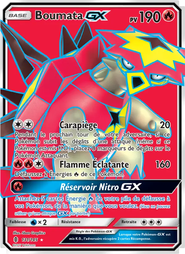 Boumata GX — Carte Pokémon 131 Gardiens Ascendants