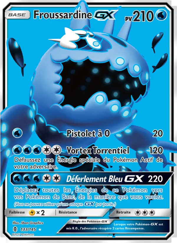 Froussardine GX — Carte Pokémon 133 Gardiens Ascendants
