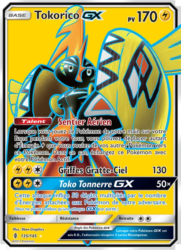 Tokorico GX — Carte Pokémon 135 Gardiens Ascendants